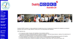 Desktop Screenshot of dwa.org.au