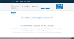 Desktop Screenshot of dwa.ch